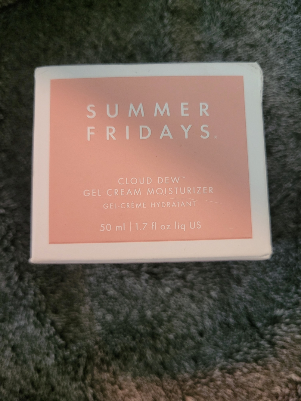 Summer Fridays Cloud Dew Gel Cream Moisturizer - Coral Pink Packaging